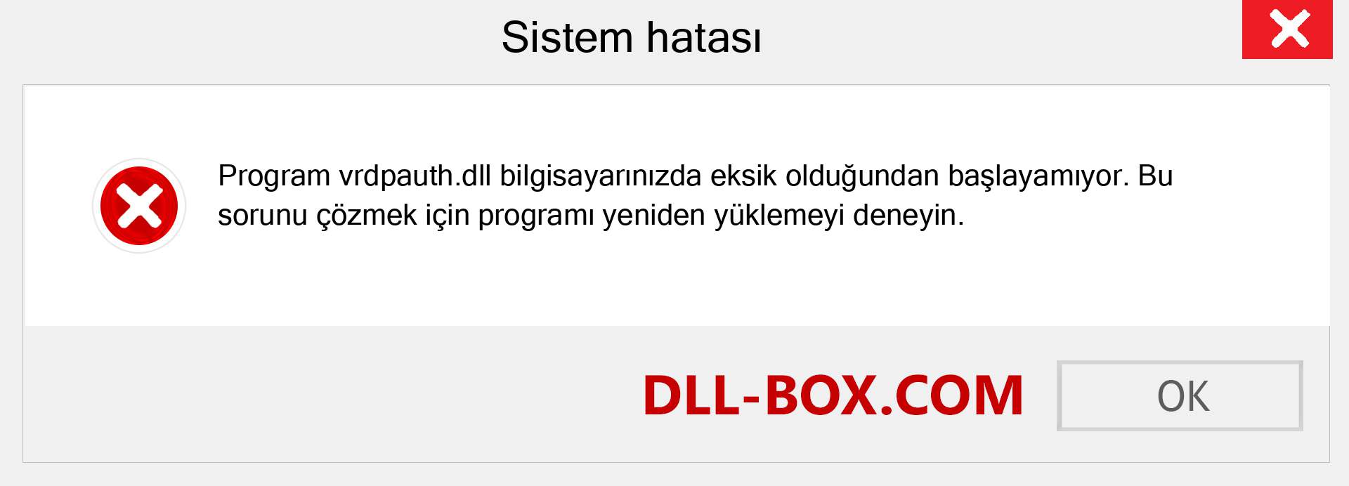 vrdpauth.dll dosyası eksik mi? Windows 7, 8, 10 için İndirin - Windows'ta vrdpauth dll Eksik Hatasını Düzeltin, fotoğraflar, resimler